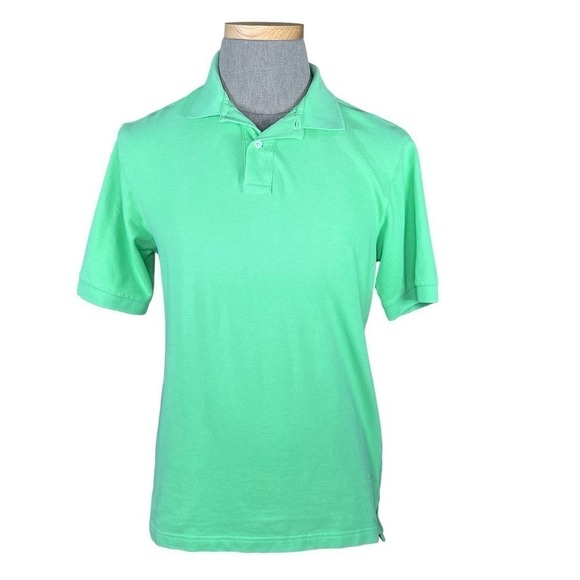 Daniel Cremieux Men’s Lime Green Cotton Polo Medium EUC - Picture 1 of 10